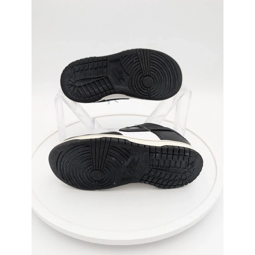 Nike Dunk Low Panda Toddler Shoes Size 9C Black White Kids Sneakers